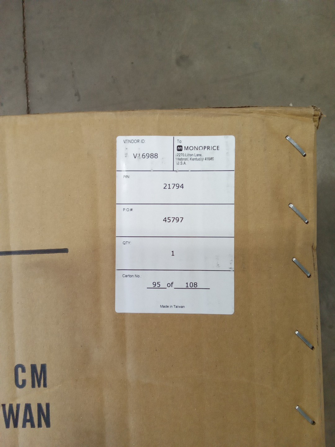 Monoprice - 21794 - Entegrade Cat6A Ethernet Bulk Cable - Solid 550Mhz UTP CMP