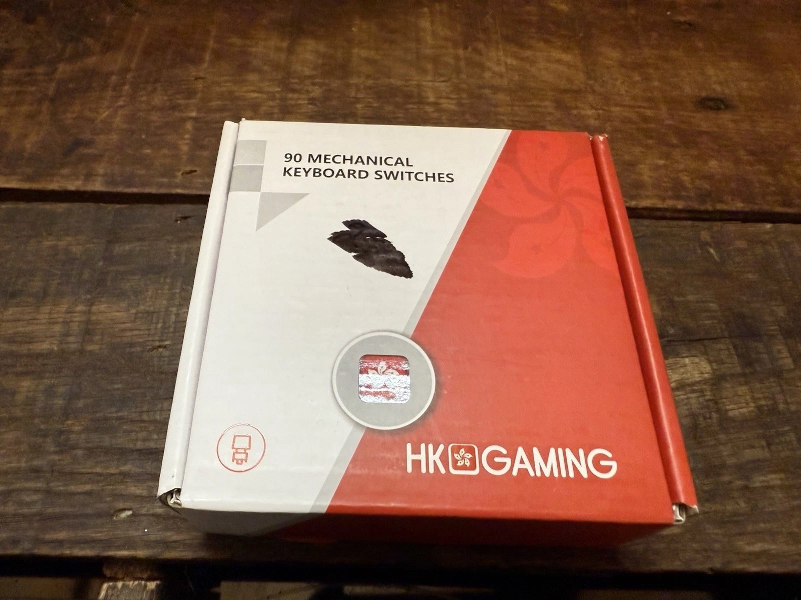 HK Gaming Gateron KS-9 Clear Linear Mechanical Keyboard Switches 90 Count
