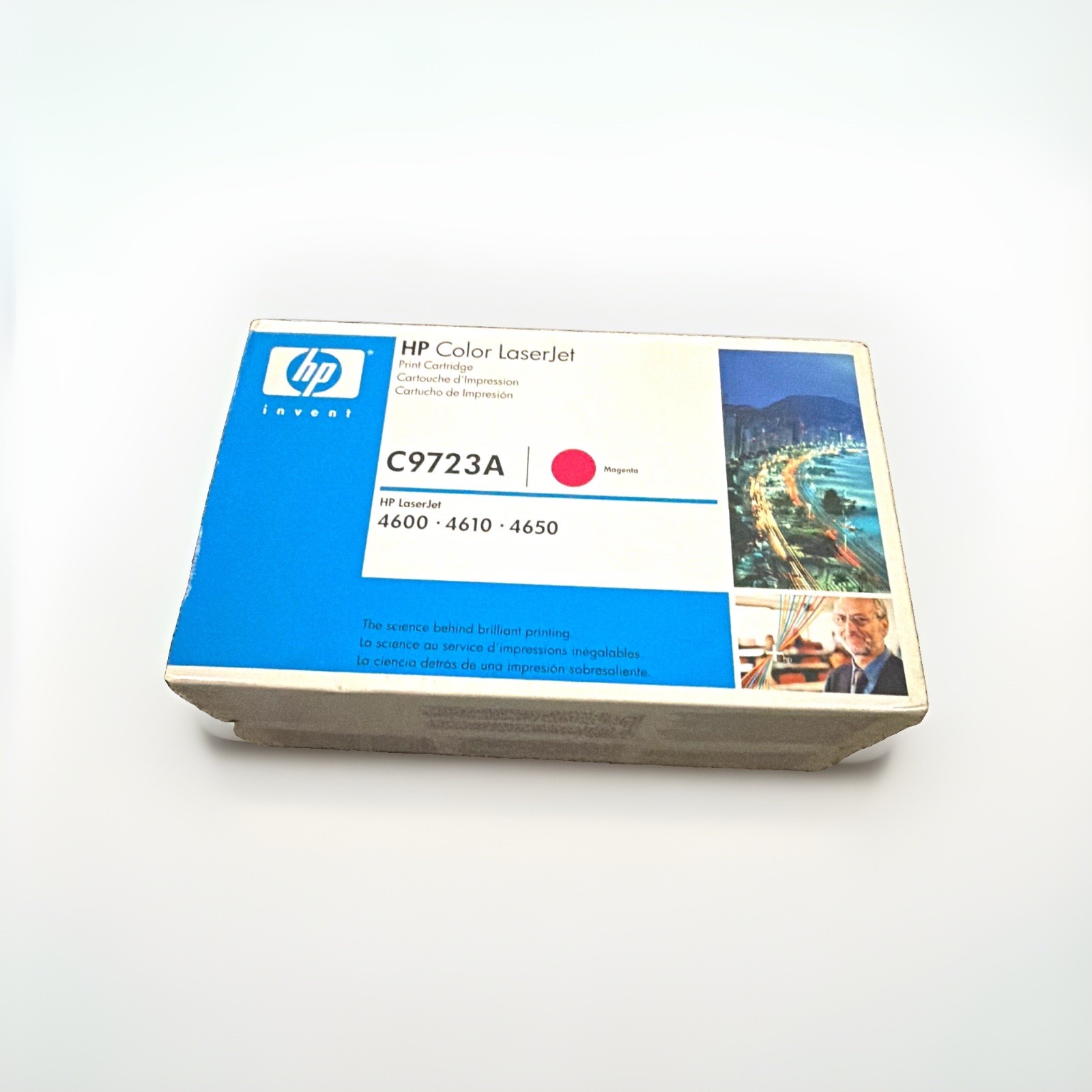 HP C9723A Magenta Genuine/Original LaserJet Toner 4600 4610 4650