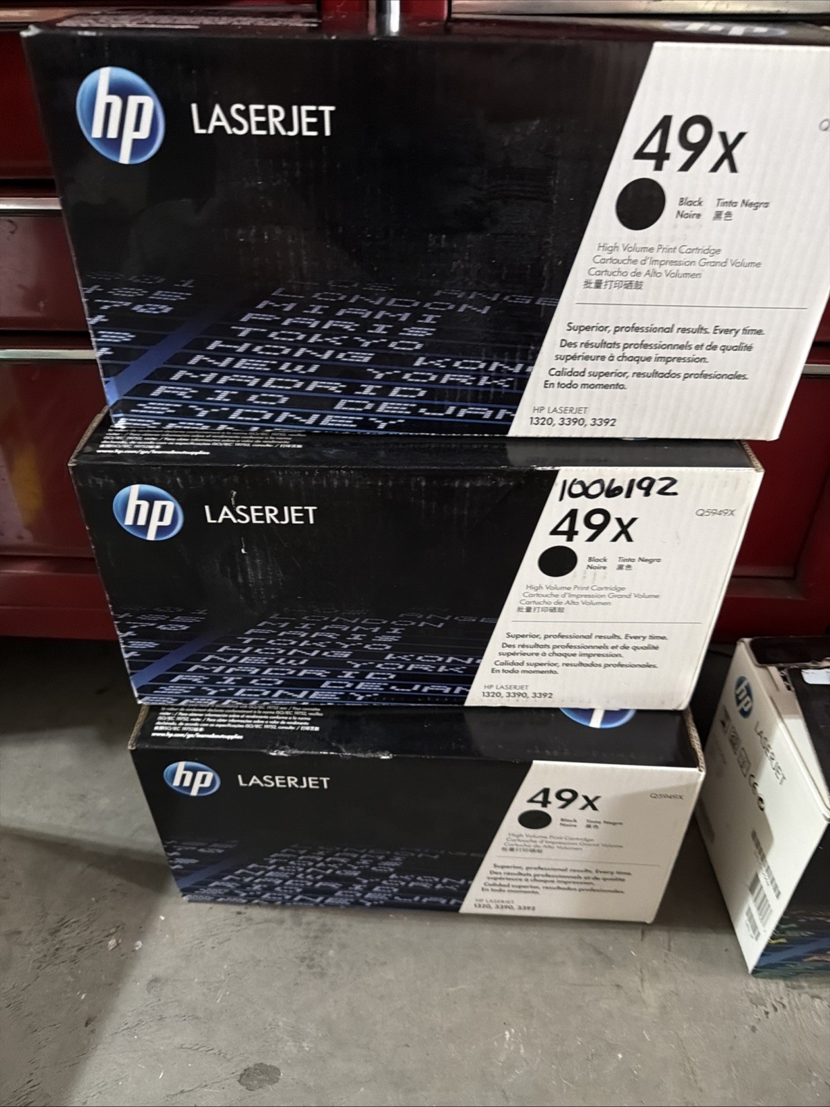3x New HP Q5949X 49X Black Toner Cartridge High Yield Genuine Sealed Laser Jet