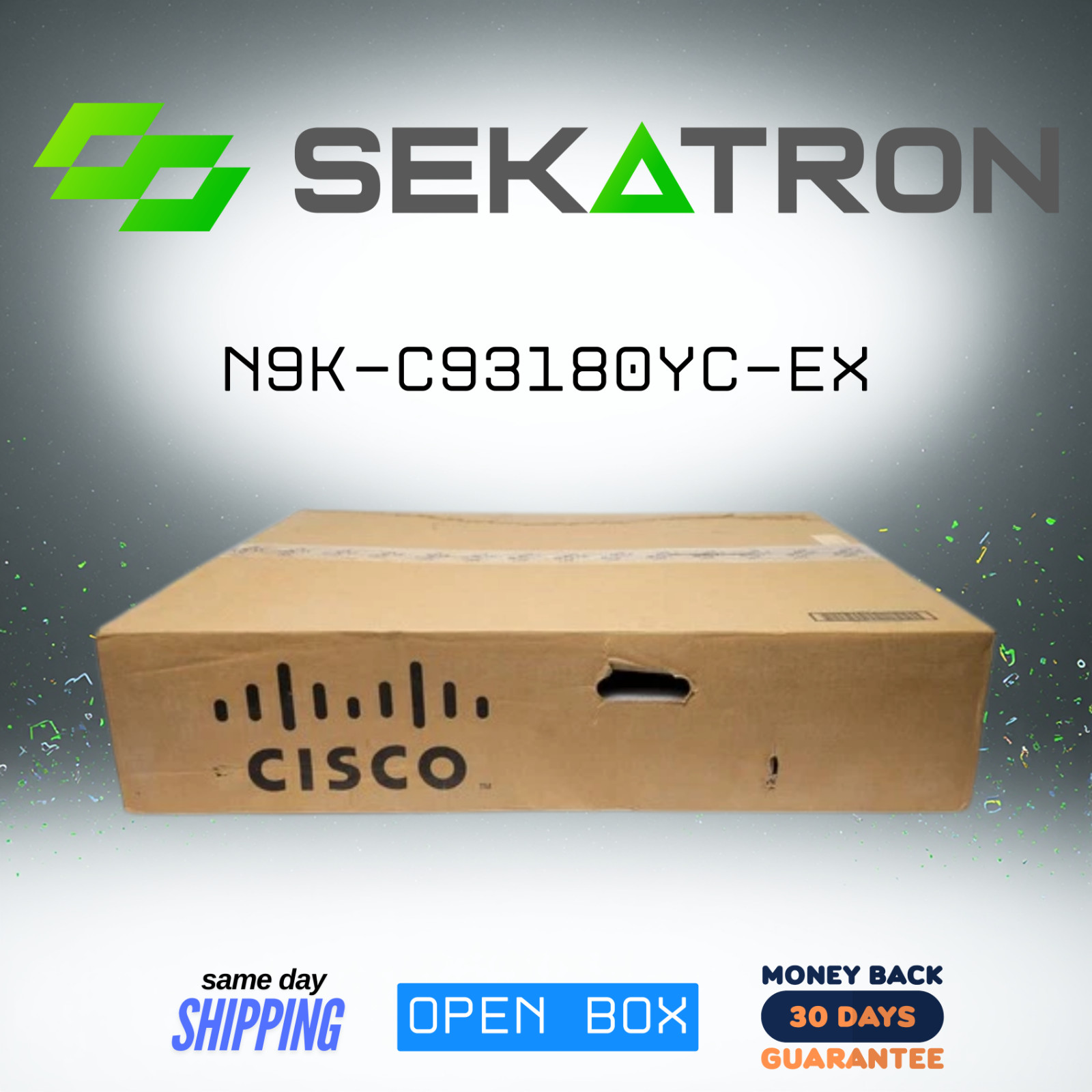 🔀 Cisco N9K-C93180YC-EX 48x 1/10/25G SFP28 • 6x 40/100G QSFP28 • B-F Airflow ⚡