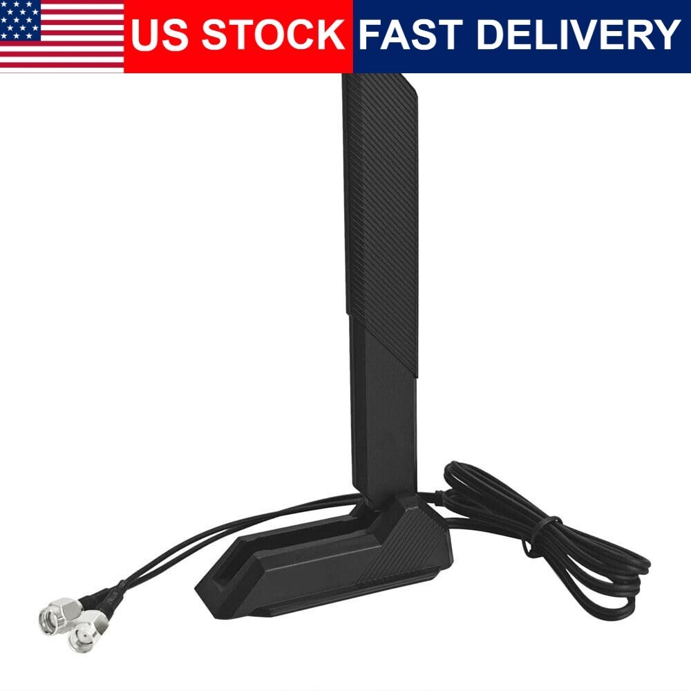 ZAHARA 2.4/5.8/6Ghz RP-SMA Tri Band Wifi 6E Antenna for ASUS ROG Strix B550-F Ga