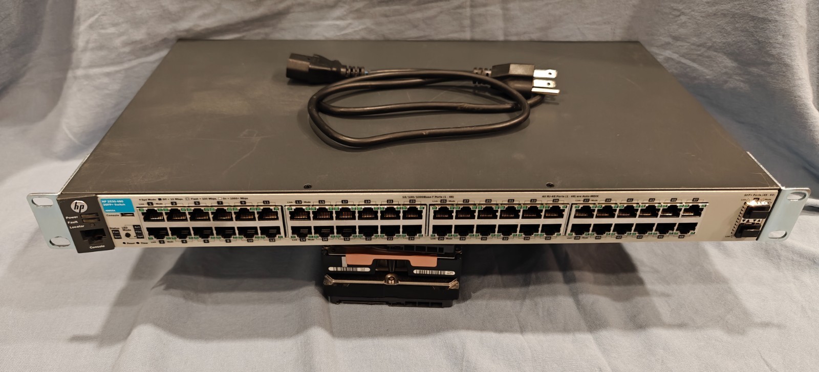 HP 2530-48G-2SFP+ J9855A 48-Port Gigabit Managed Network Switch 10Gb