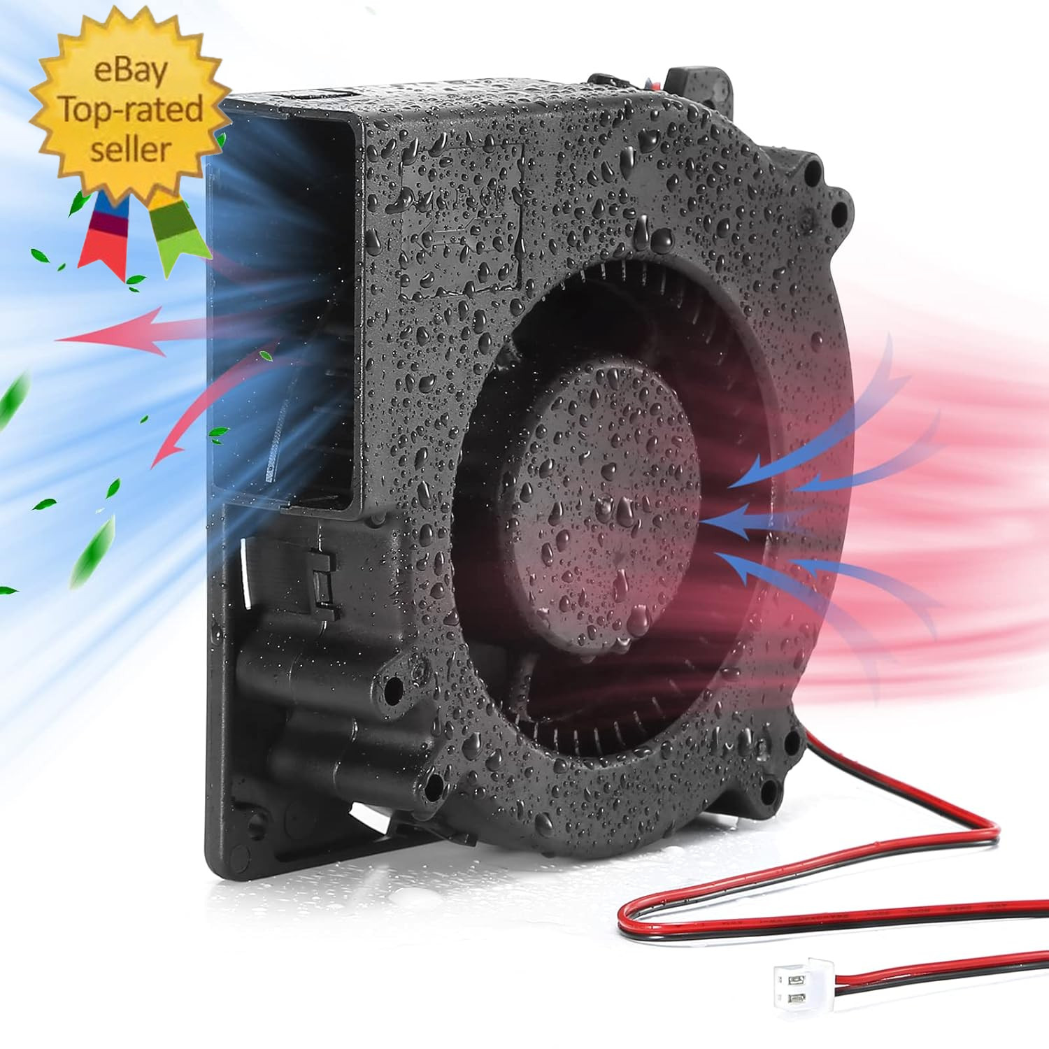 12V DC Blower Fan 120X32Mm (4.72") Brushless Exhaust High Airflow 3000RPM