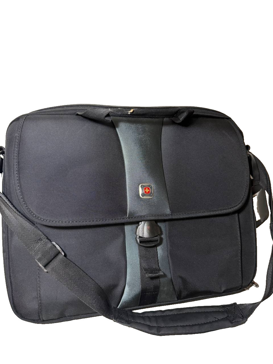 Swiss Gear by Wenger Black Computer Laptop Briefcase Bag Carrying Case 17" Opens
