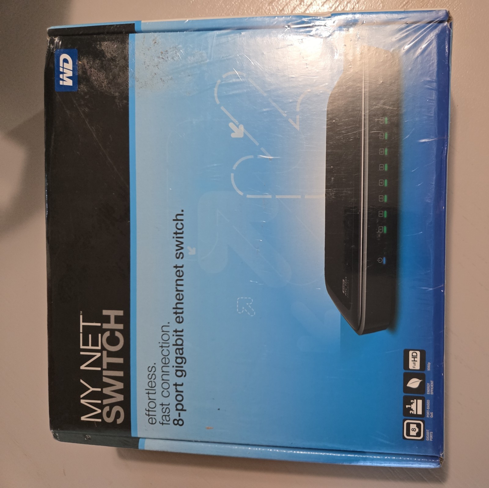 Brand New WD My Net Switch 8 Port Gigabit Ethernet Switch ‎WDBJVC0000NCH-NESN