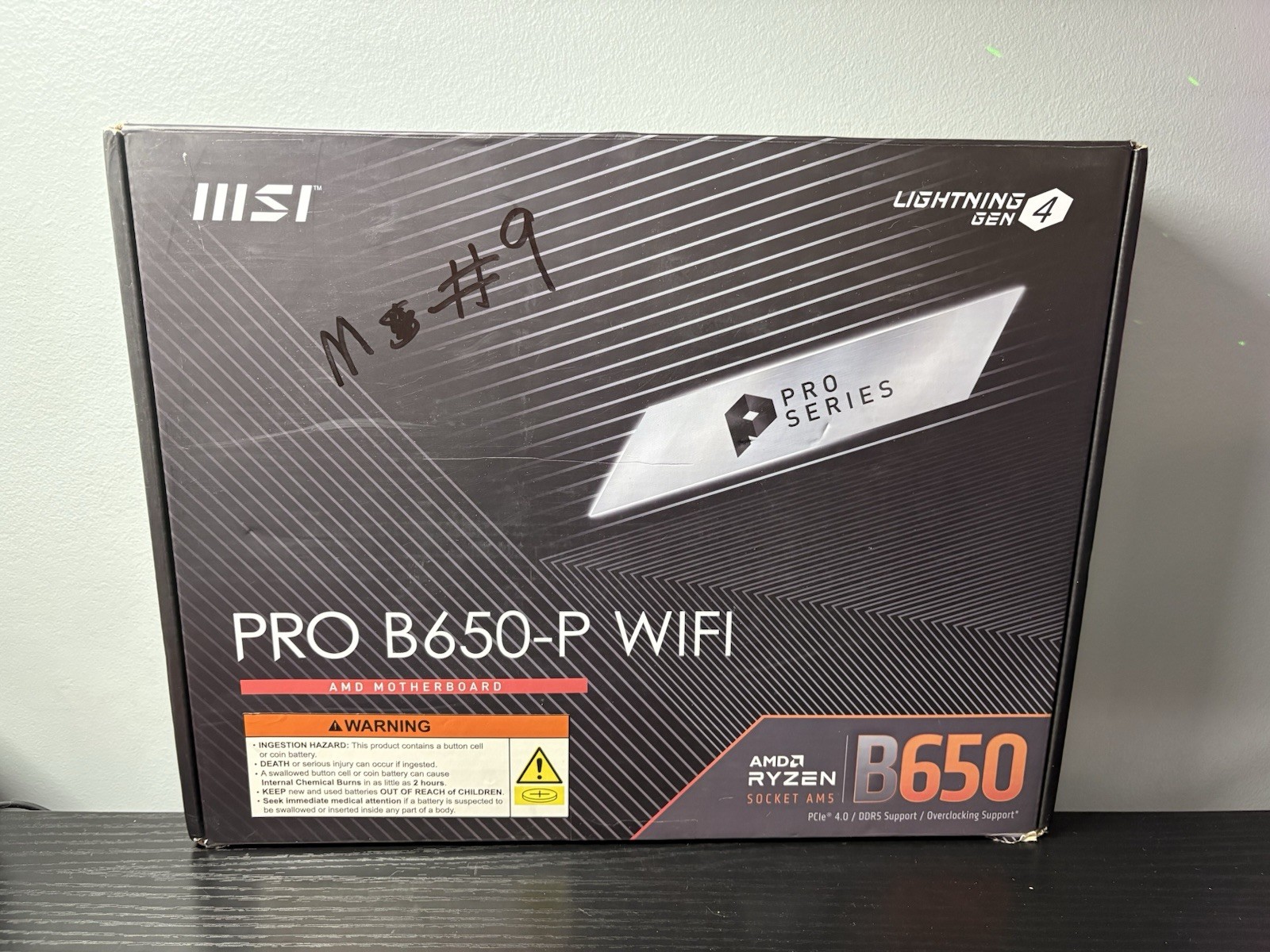 MSI PRO B650-P WiFi AM5 AMD RYZEN 7000/8000 DDR5 ATX MOTHERBOARD - SATA 6Gb/s