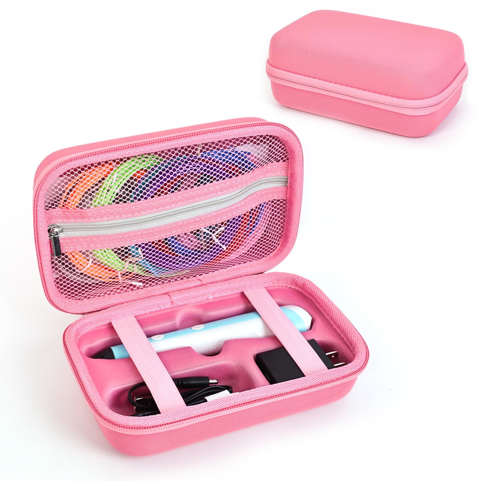 Hard Case Compatible with SCRIB3D P1/Advanced Printing 3D Pen, Pink