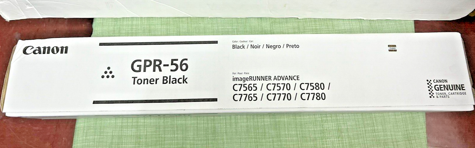 NEW Canon 0998C003AA (GPR-56) Black Toner Cartridge, imageRUNNER ADVANCE C7565i
