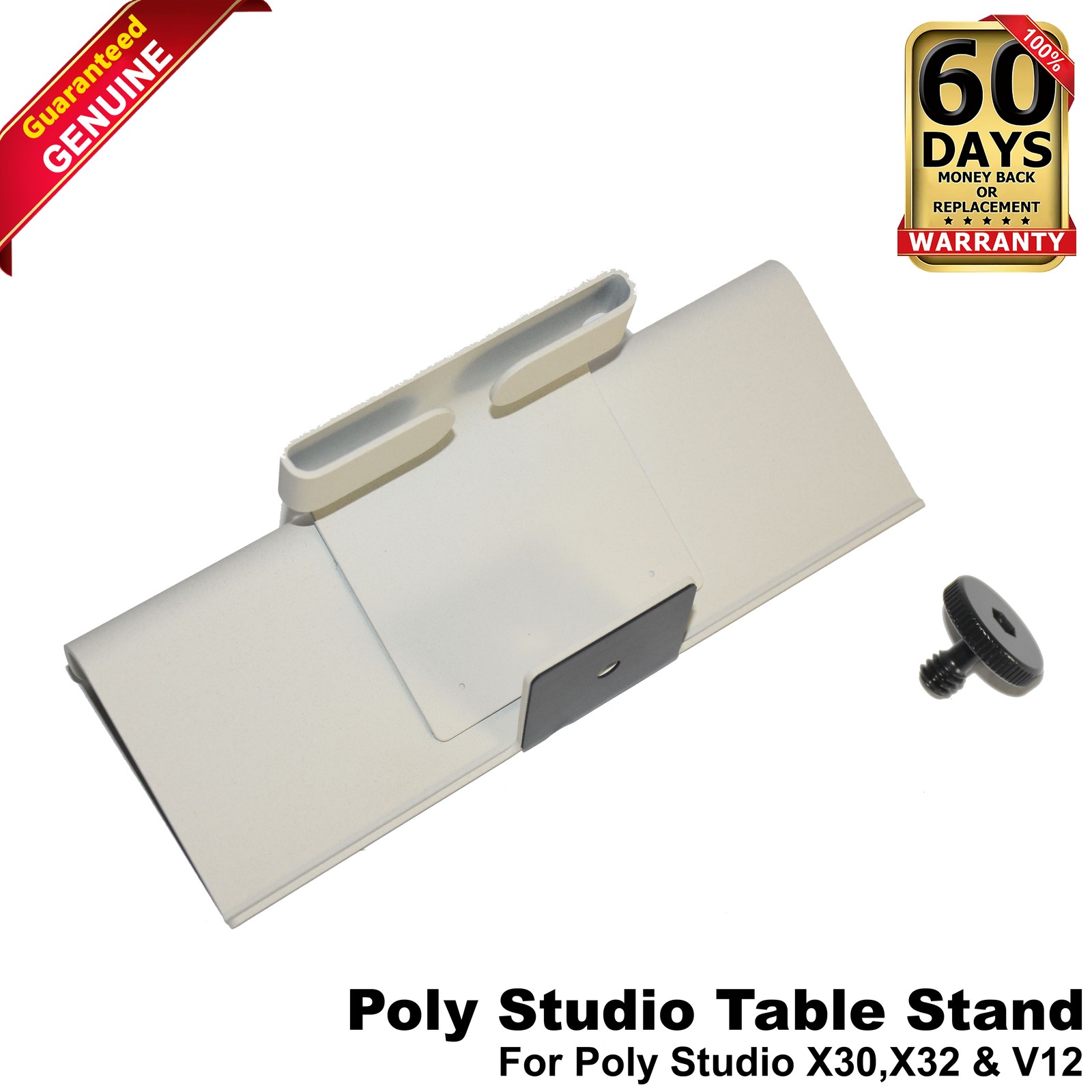HP Poly Studio X30 X32 V12 Table Stand White 875L5AA 2215-86513-001