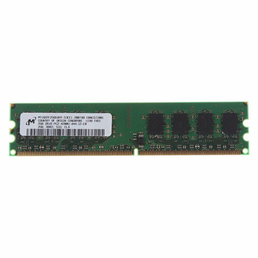 For Micron DDR2-533Mhz PC2-4200 16GB 8GB 4GB 2GB CL6 DIMM Desktop Memory LOT