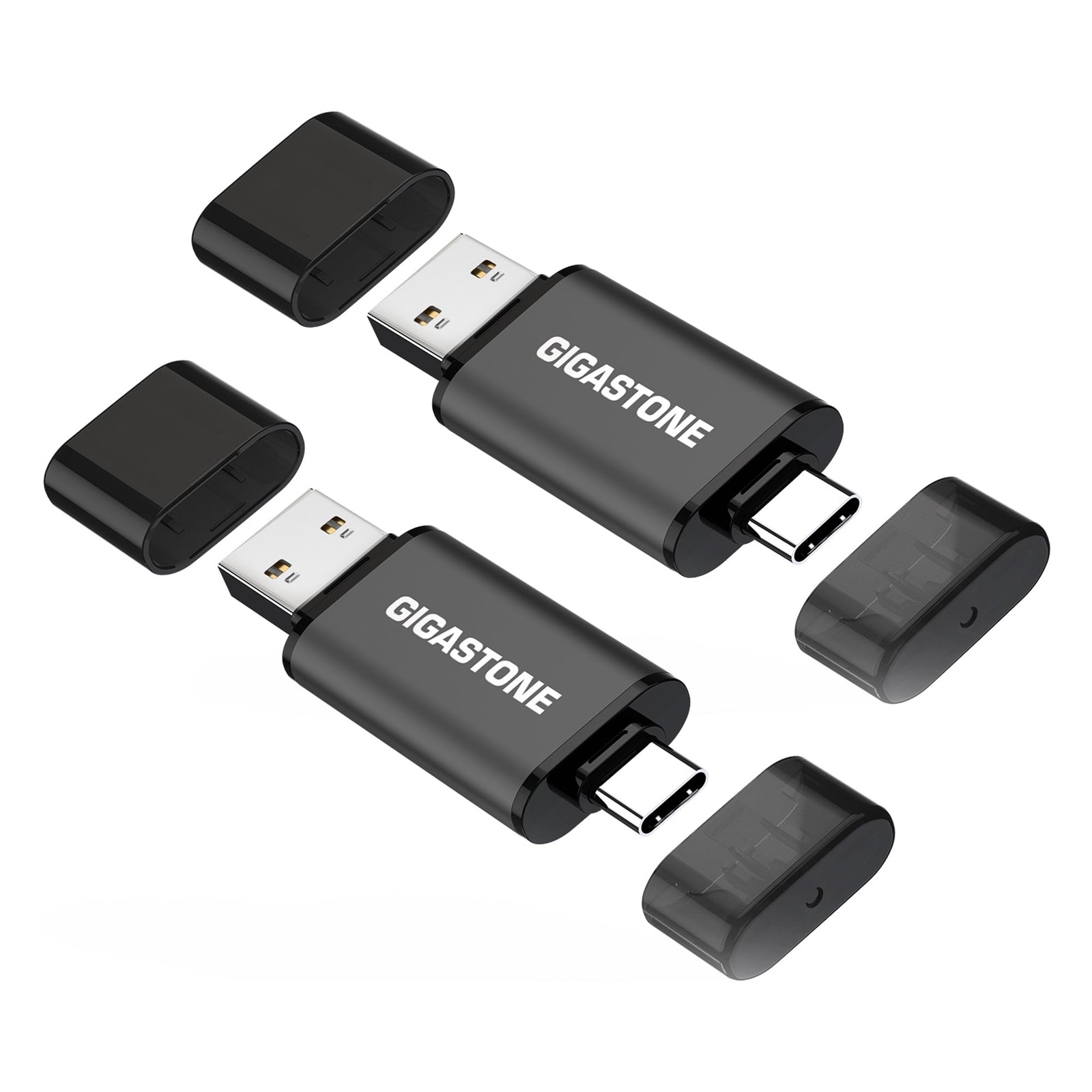 128GB USB 3.2 Dual Flash Drive 2-Pack, 2-Pack
