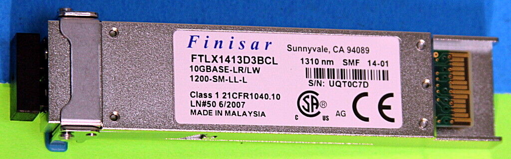 FTLX1413D3BCL FINISAR 1200-SL-LL-L 10GBASE-LR/LW 1310nm SMF Transceiver 80xAvail