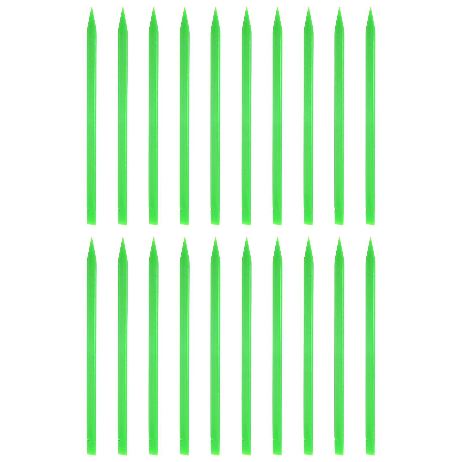 20pcs Plastic Spudger Pry Tool 6x150mm Opening Pry Repair Tool Kit, Green
