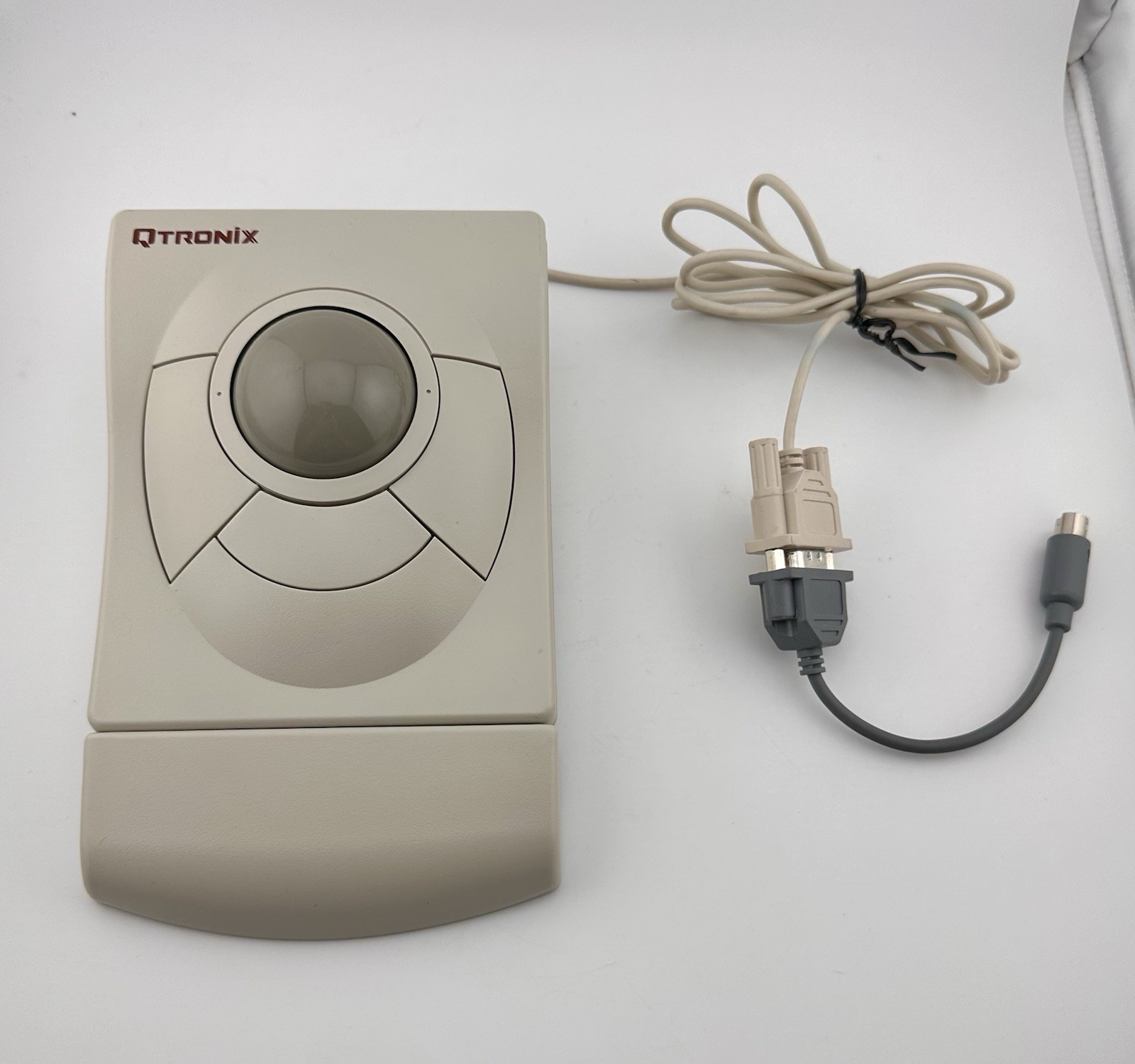 Vintage Qtronix Libra 90 Series Trackball Mouse #LIBRA98H