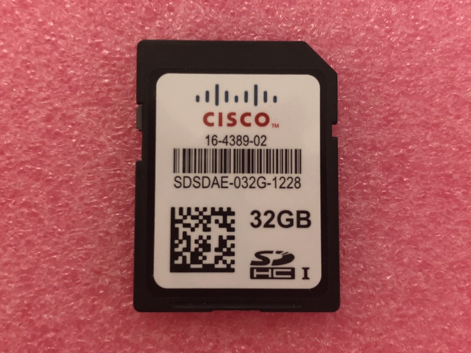 Genuine Cisco 32GB Flash Memory Card 16-4389-02 SDSDAE-032G-1228 OEM