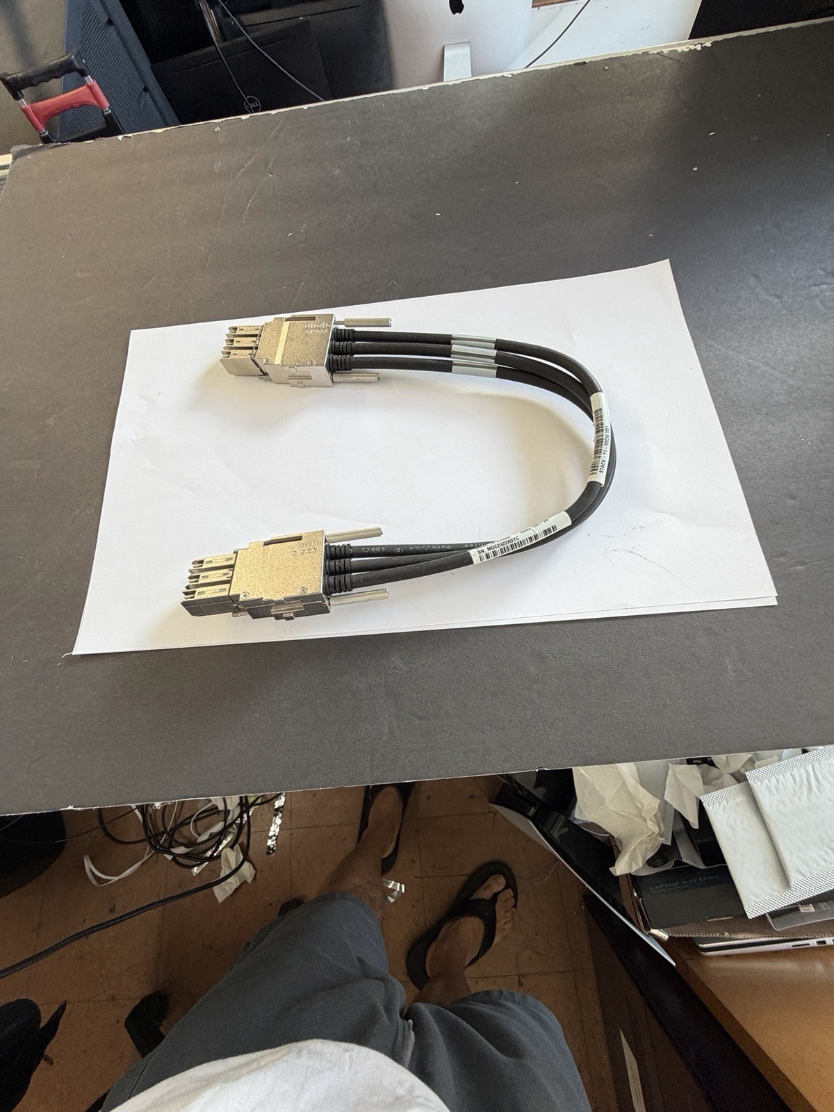 Cisco STACK-T1-50CM V01 StackWise 50cm Stacking Cable Catalyst 3850 9300