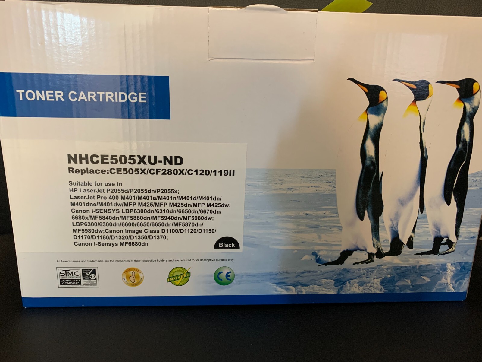 TONER CARTRIDGE NHCE505XU-ND LASERJET Black CE505X/CF280X/C120/119II