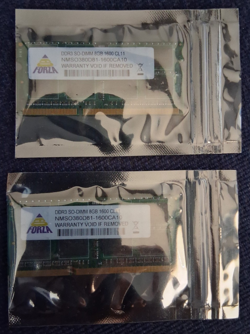 NEO FORZA DDR3 SO-DIMM 8GB 1600 1.35V CL 11 NMSO380D81-1600CA10 - 16GB TOTAL