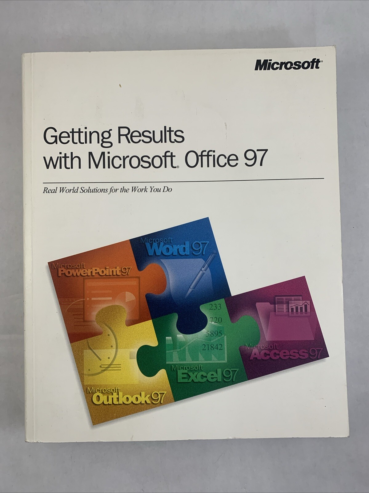 Getting Results with Microsoft Office 97 User's Guide Vintage 1997 Computer Book