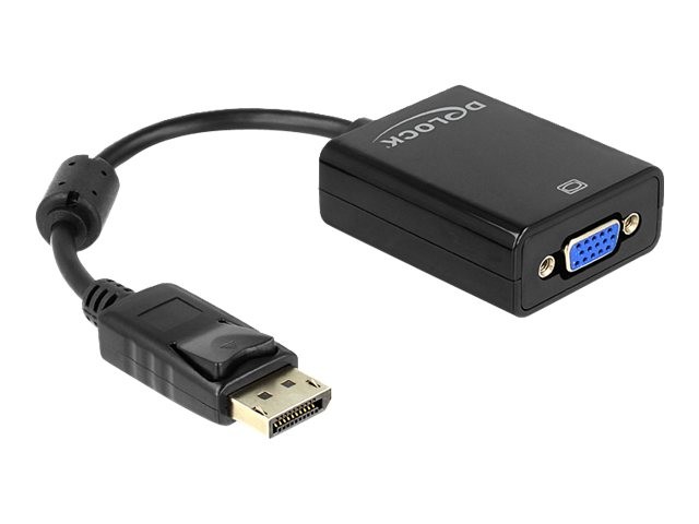 Delock Adapter VGA DisplayPort Male -> Female Adapter 61848
