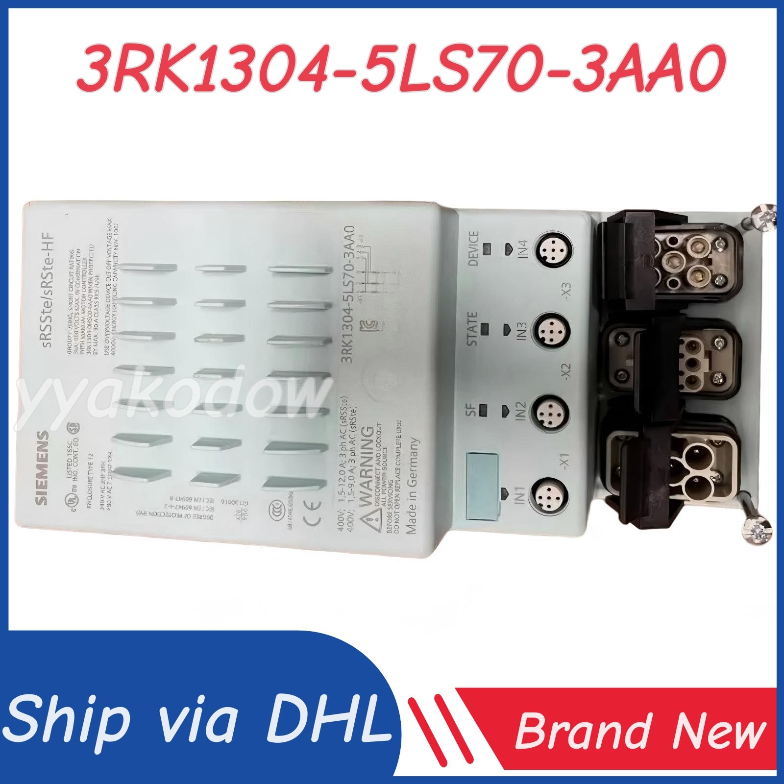 1PC New Siemens 3RK1304-5LS70-3AA0 1.5-12A IP65 Electronic Reversing Starter