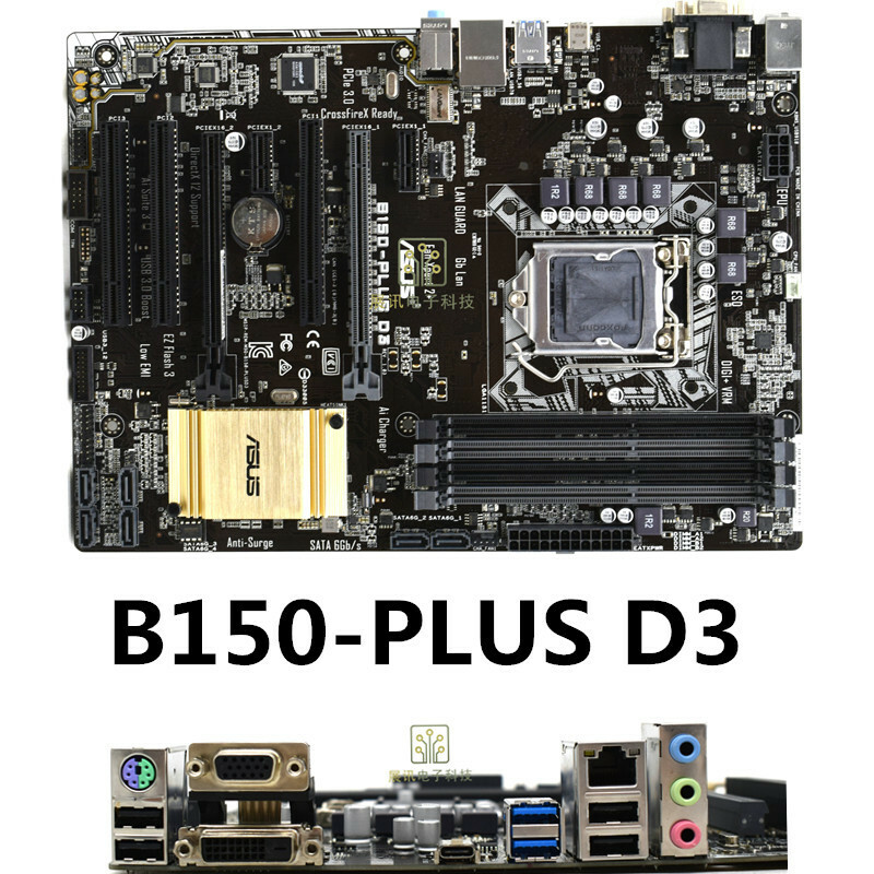For ASUS B150-PLUS D3 Motherboard LGA1151 DDR3 Mainboard