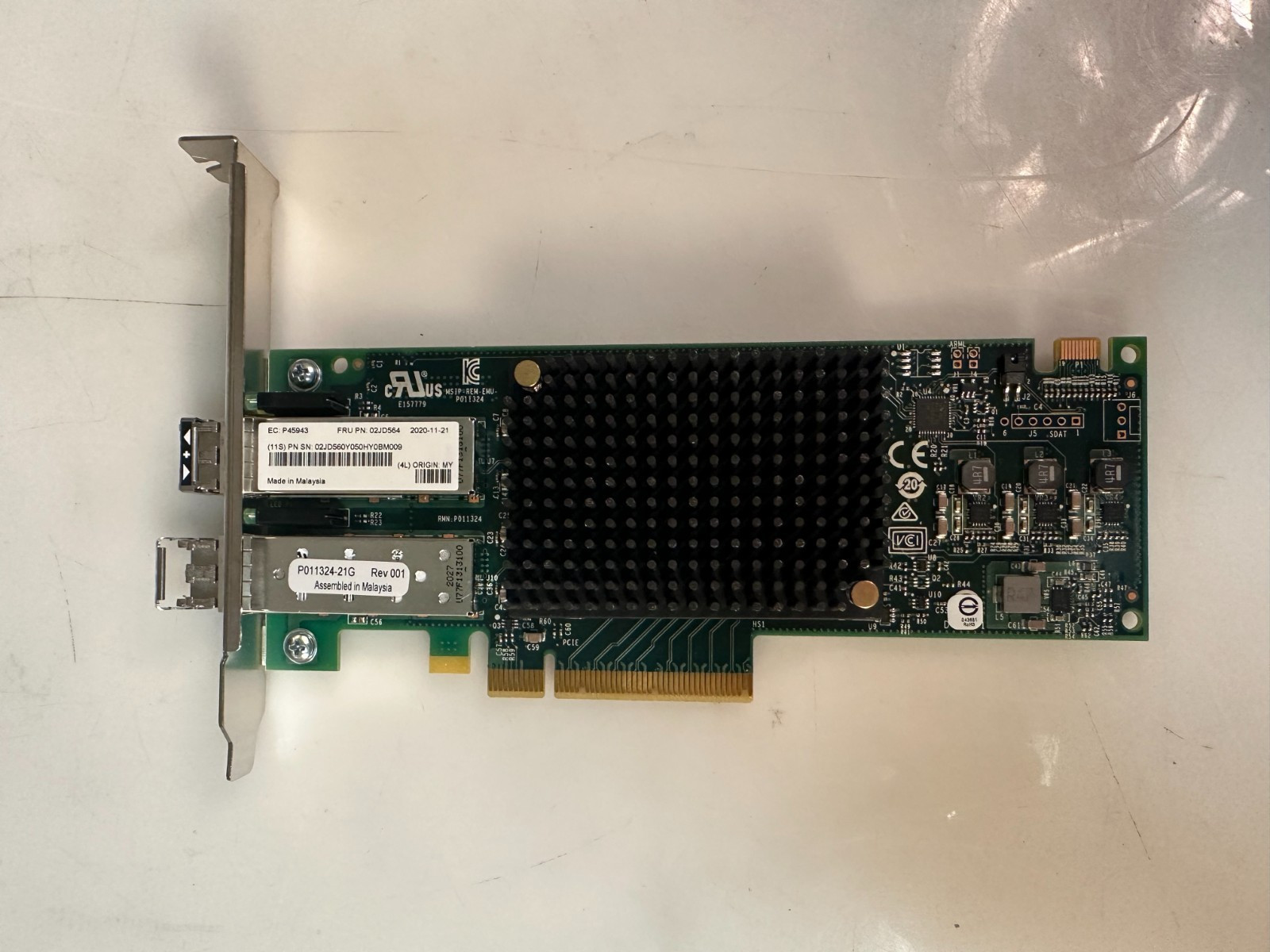 IBM EN2A PCIe3 16 Gb 2-port Fibre Channel adapter CCIN 579D 02JD564/02JD560