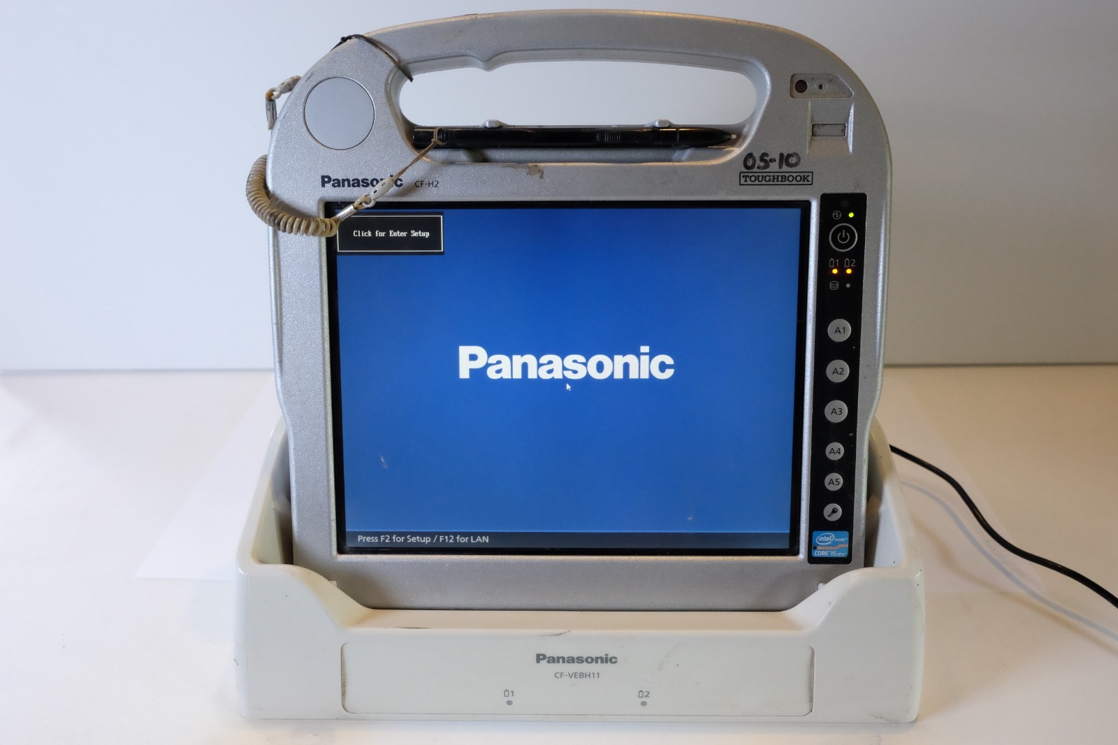 Panasonic CF-H2 Toughbook Rugged Tablet i5-2557M 200GB HDD
