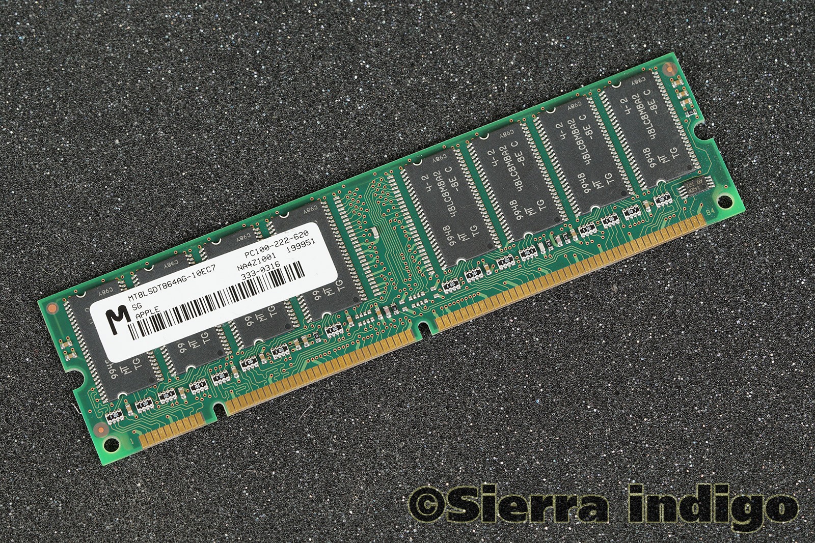333-0316 Apple 64MB  MT8LSDT864AG-10EC7 PC100-222-620 Memory RAM