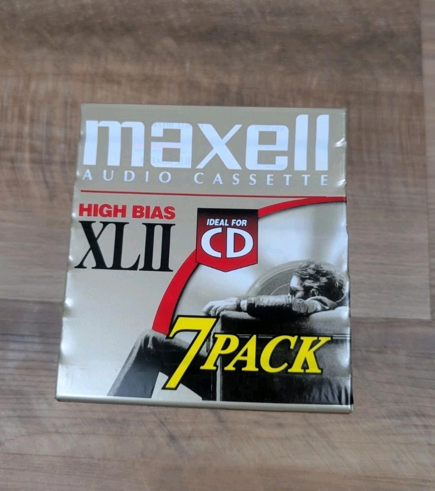 Maxell High Bias XL II, 8 Pack NEW 90 Minute Blank Cassette Tapes SEALED