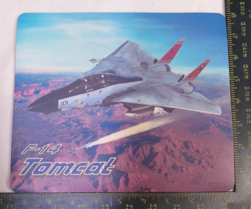 F-14 Tomcat Military Jet MOUSE PAD by Born Aviation NEW Bulk Stock