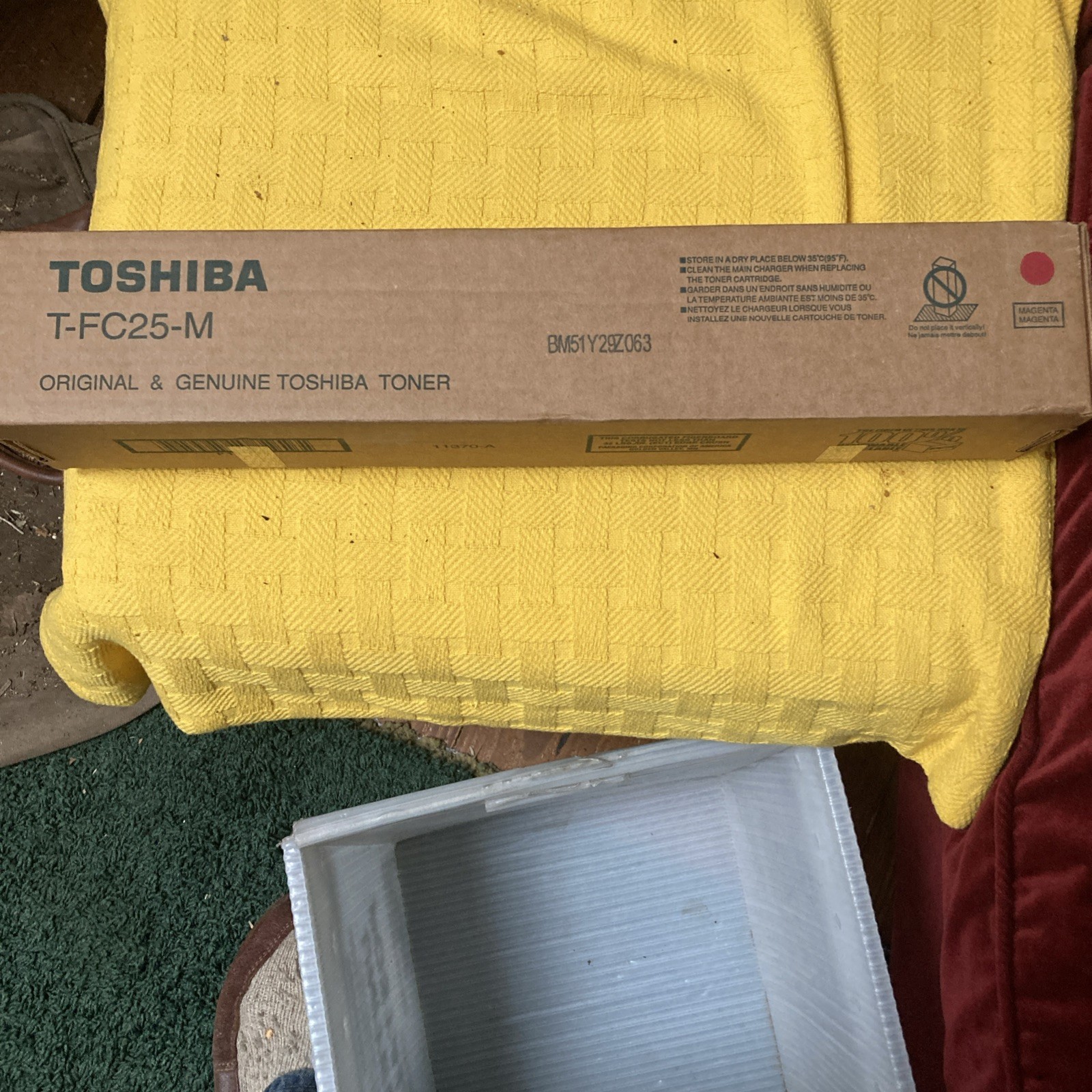 Genuine T-FC25-M Toshiba Magenta Printer Toner Cartridge for E-Studio Copier
