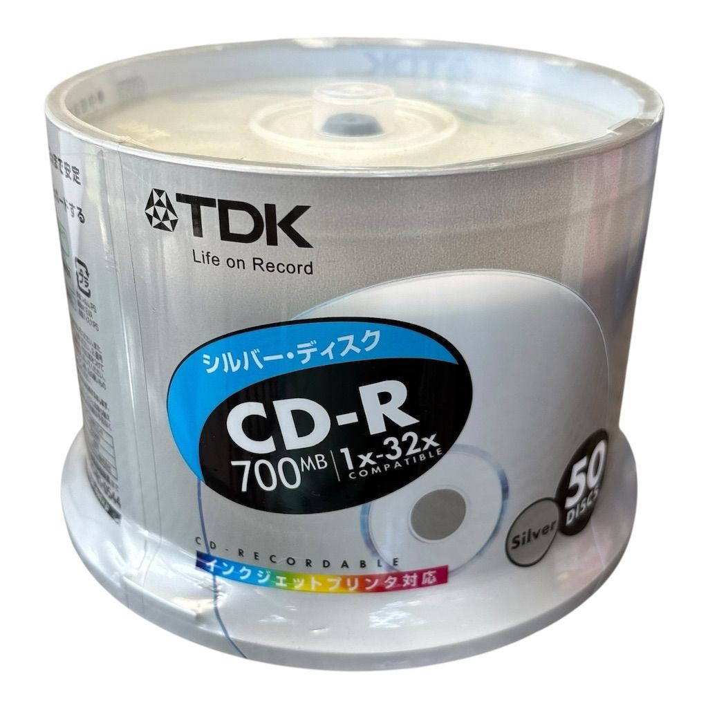 TDK CD-R 700MB 32x Recordable Discs 50 Pack Spindle