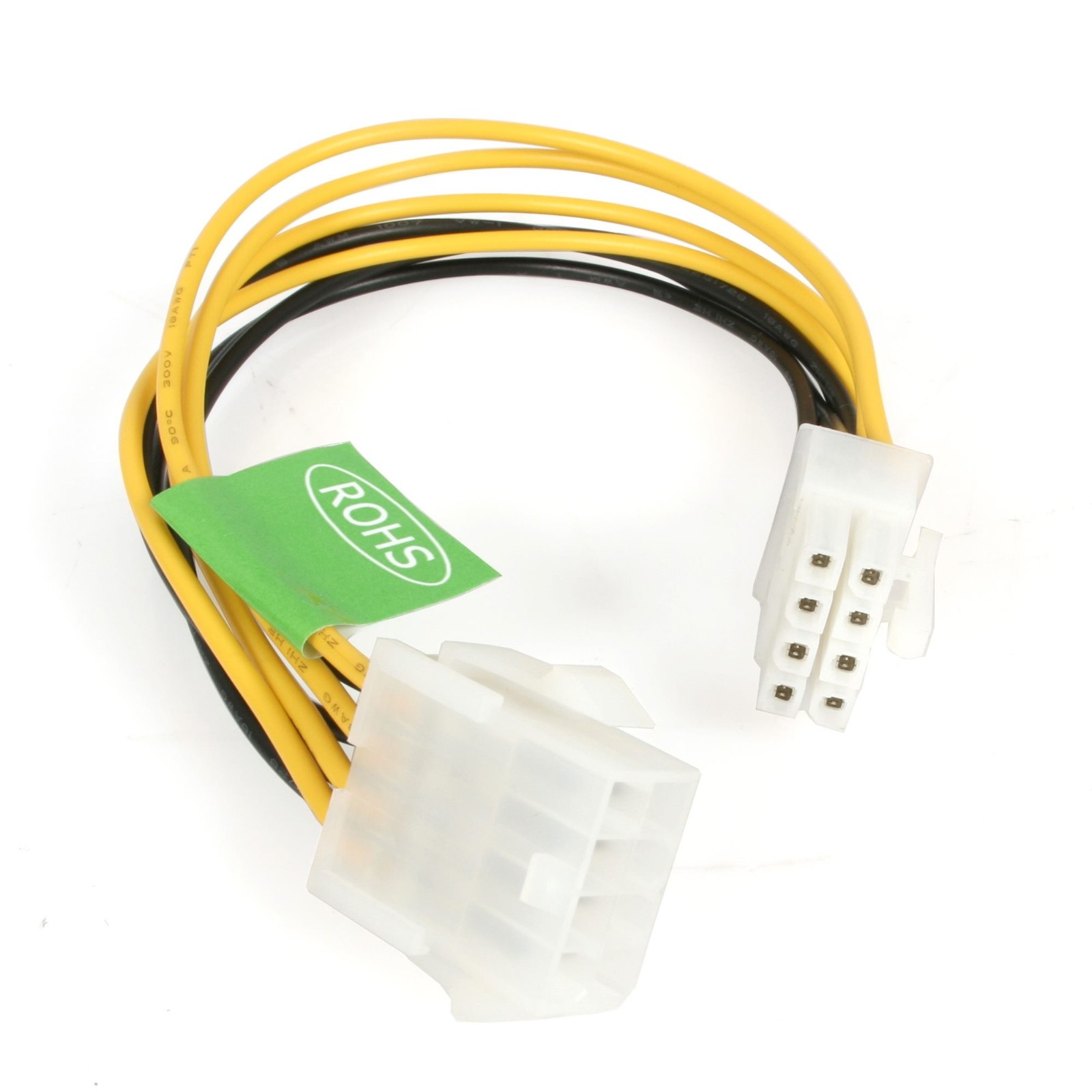 StarTech EPS8EXT 8in EPS 8 Pin Power Extension Cable 8 EPS 8 PIN Extender