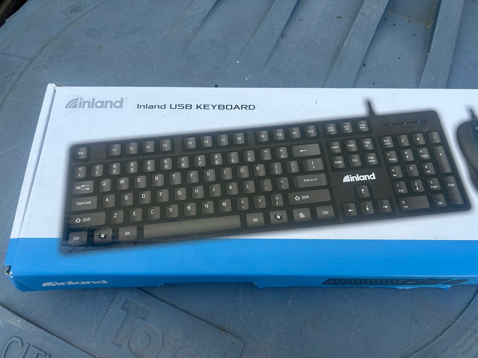 Inland IC210 Wired USB Keyboard and Mouse Combo Black New In Box