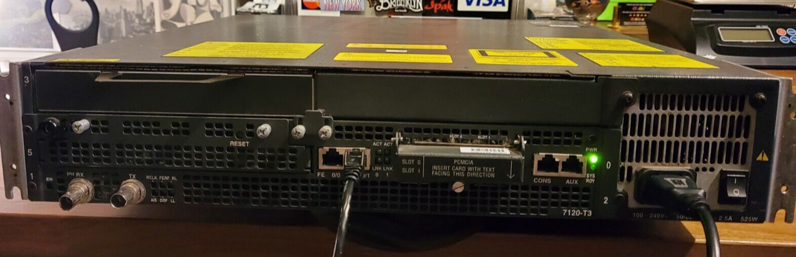 Cisco Systems 7100 Series 7120-T3 Universal Integrated VPN Router WORKS TESTED