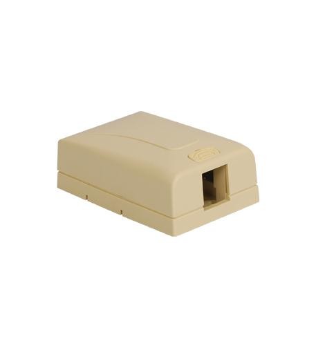 ICC ICC-IC108SB1IV Elite 1-Port Surface Mount Box Ivory