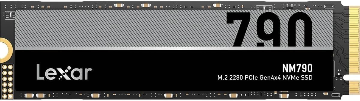 Lexar NM790 4TB SSD PCIe Gen4 NVMe M.2 2280 Internal Solid State Drive 7400 MB/s