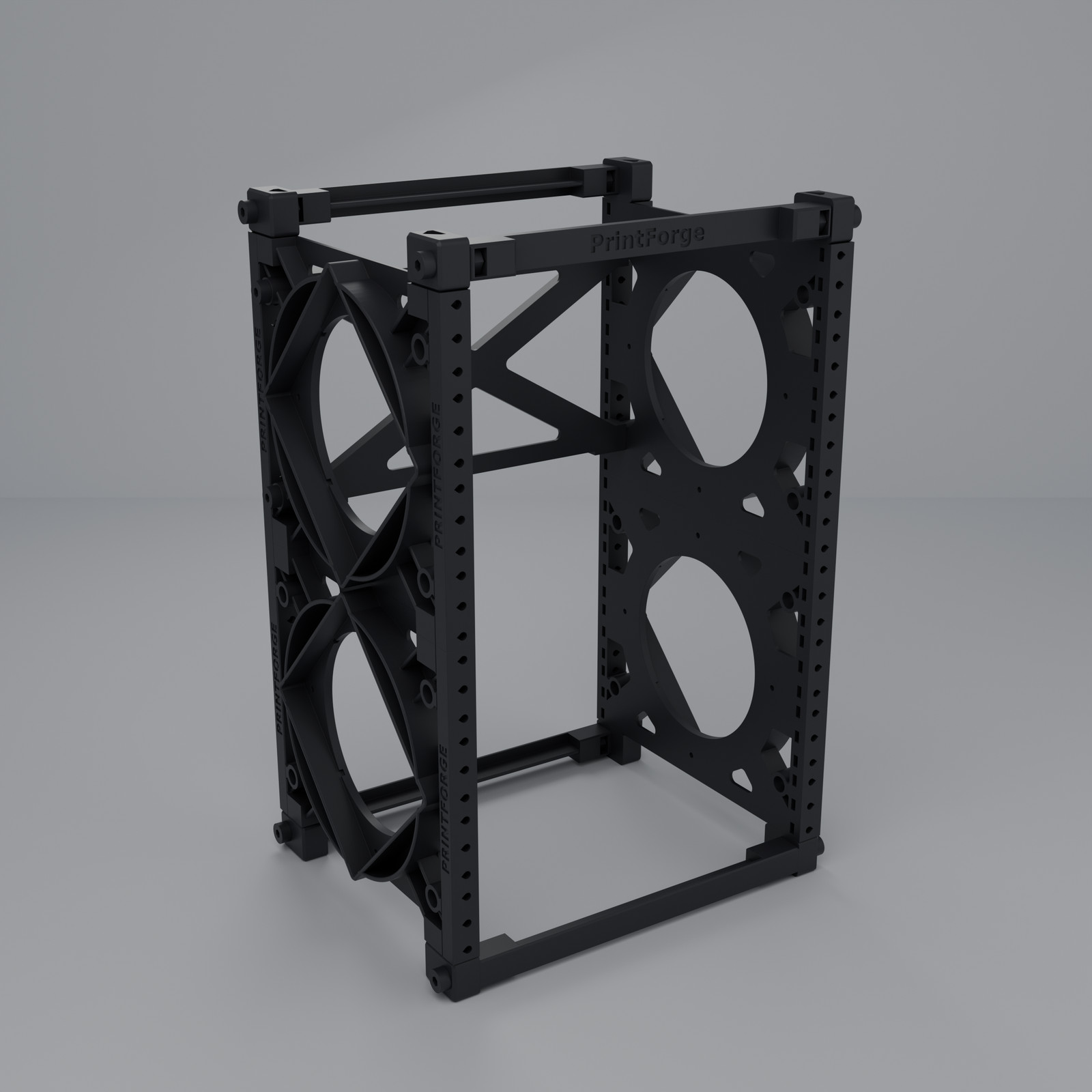 10 Inch Mini Server Rack 8U Kit Homelab Network Rack with 120mm Fan Mounts PETG