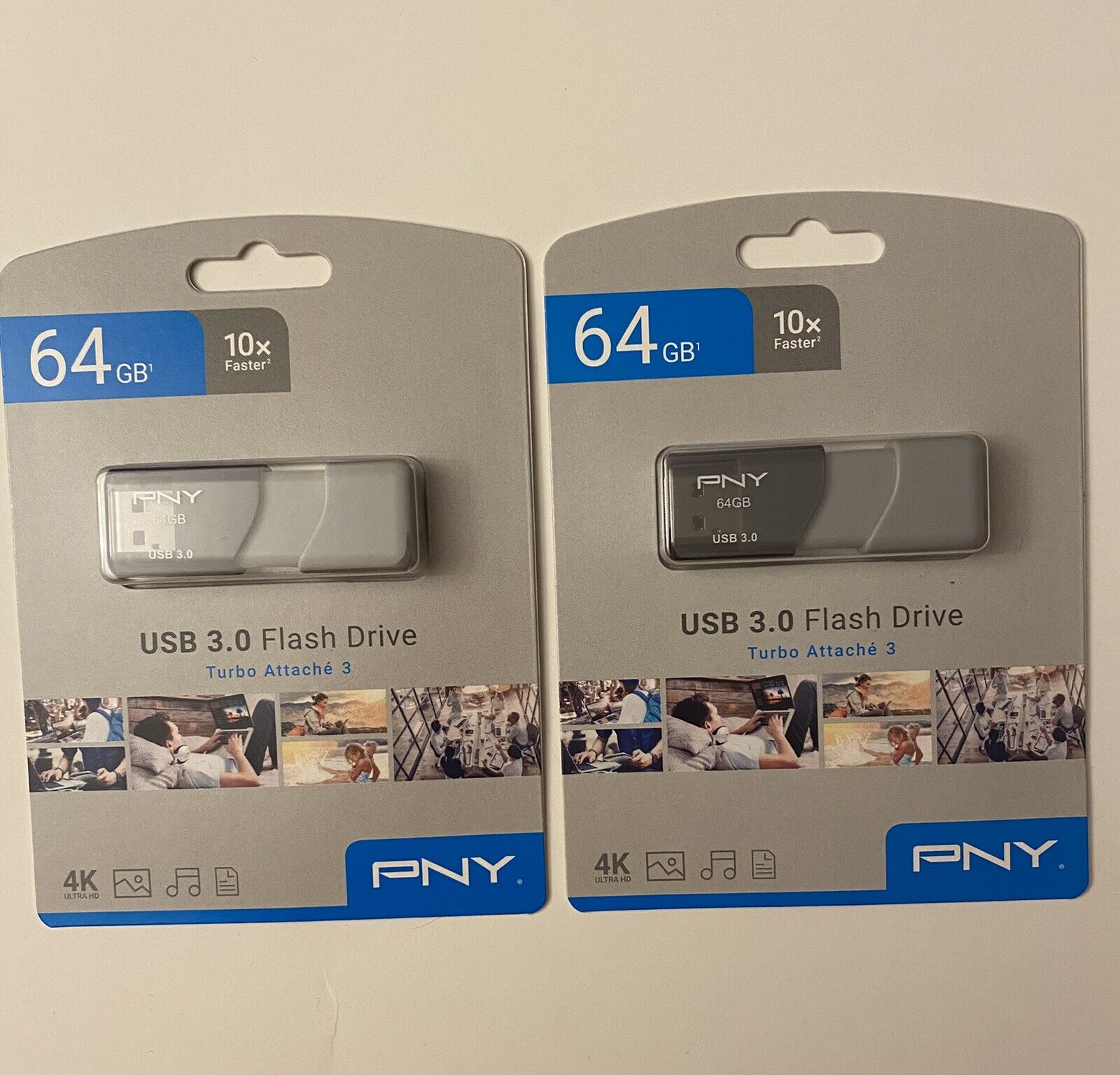 PNY 64GB Turbo Attache 4 USB 3.0 Flash Drive