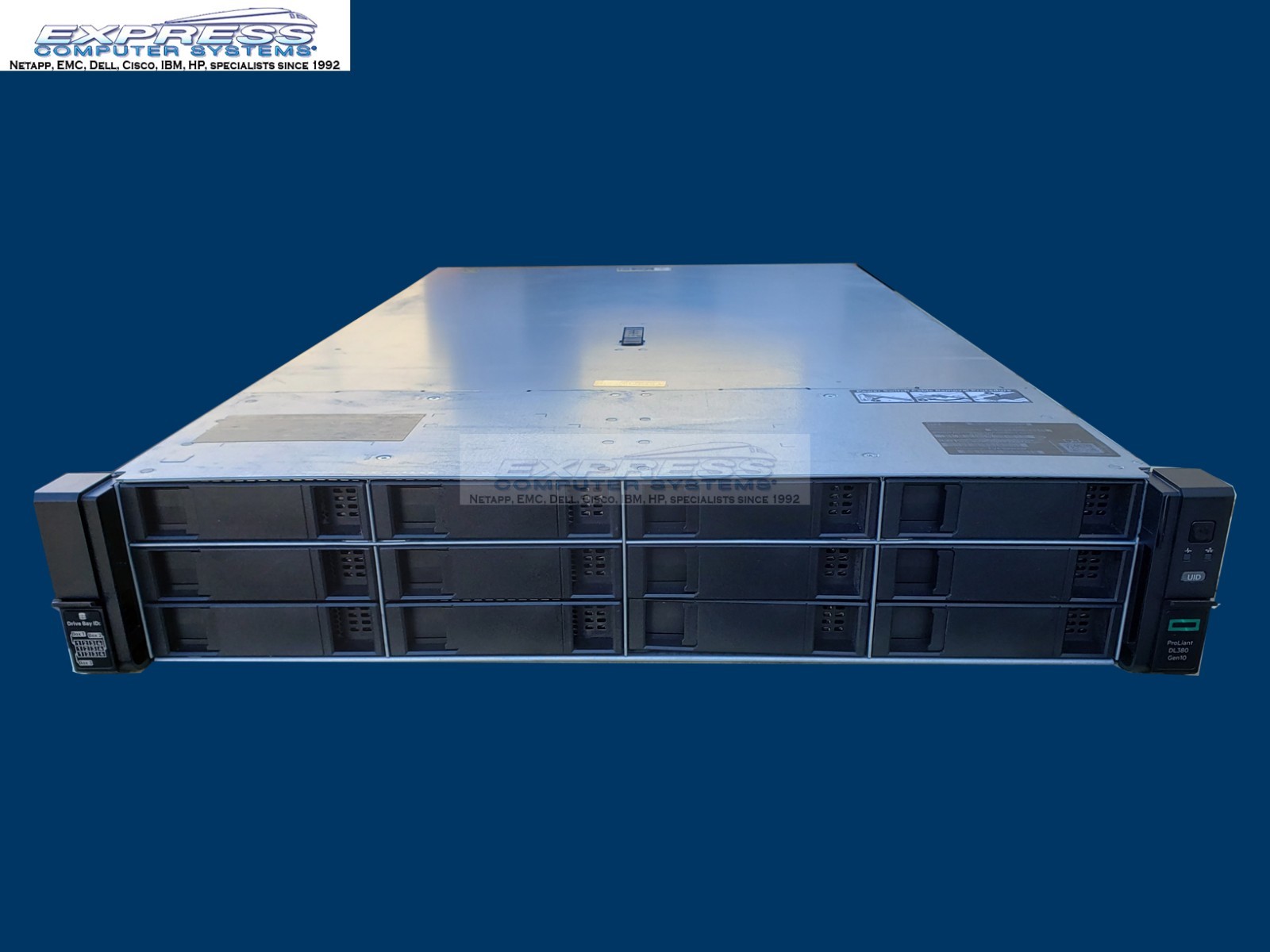 HP ProLiant DL380 G10 2x Silver 4116 12C 2.1Ghz 128GB 12x 300GB 15K 868705-B21