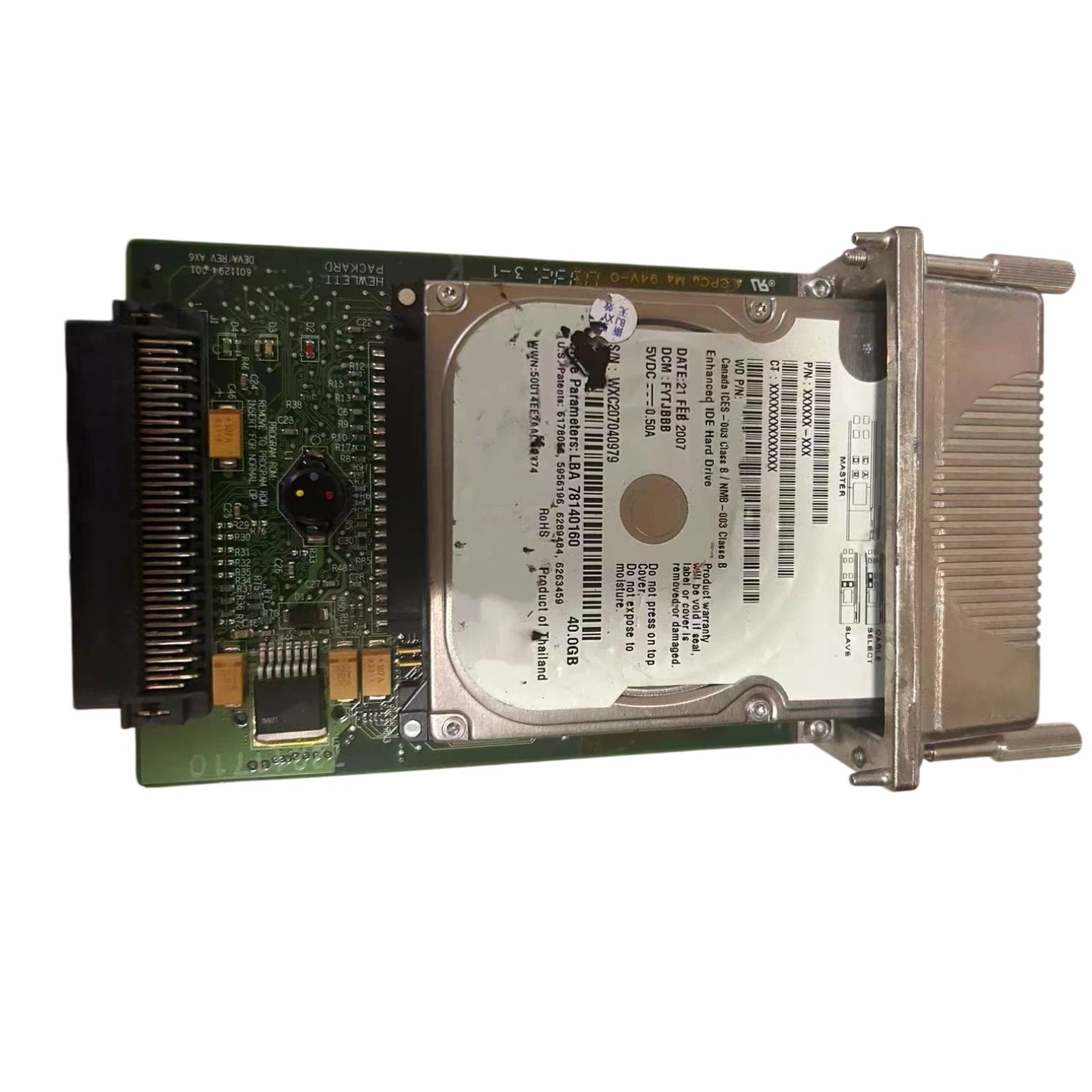 Hard Drive fits for Western Digital WD400UE-22KVT0 Printer Parts 5400RPM 40GB