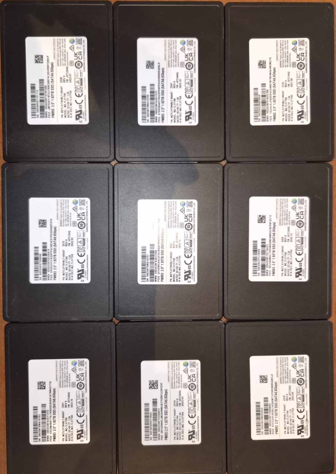 Samsung 7.68TB Internal SSD, Black - MZQL27T6HBLA00A07