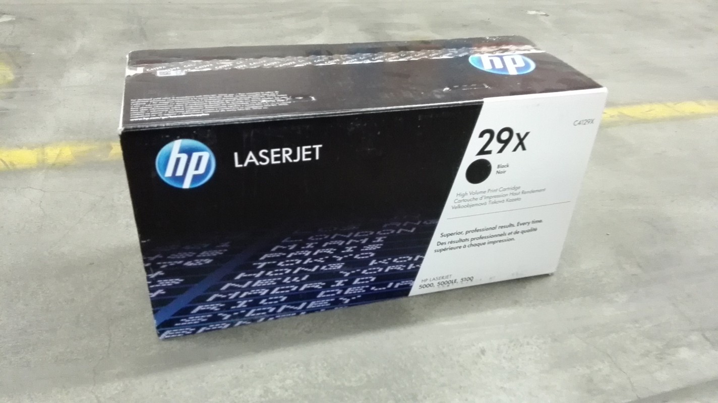 HP C4129X, Black Toner Ctg 29X for HP LaserJet 5000