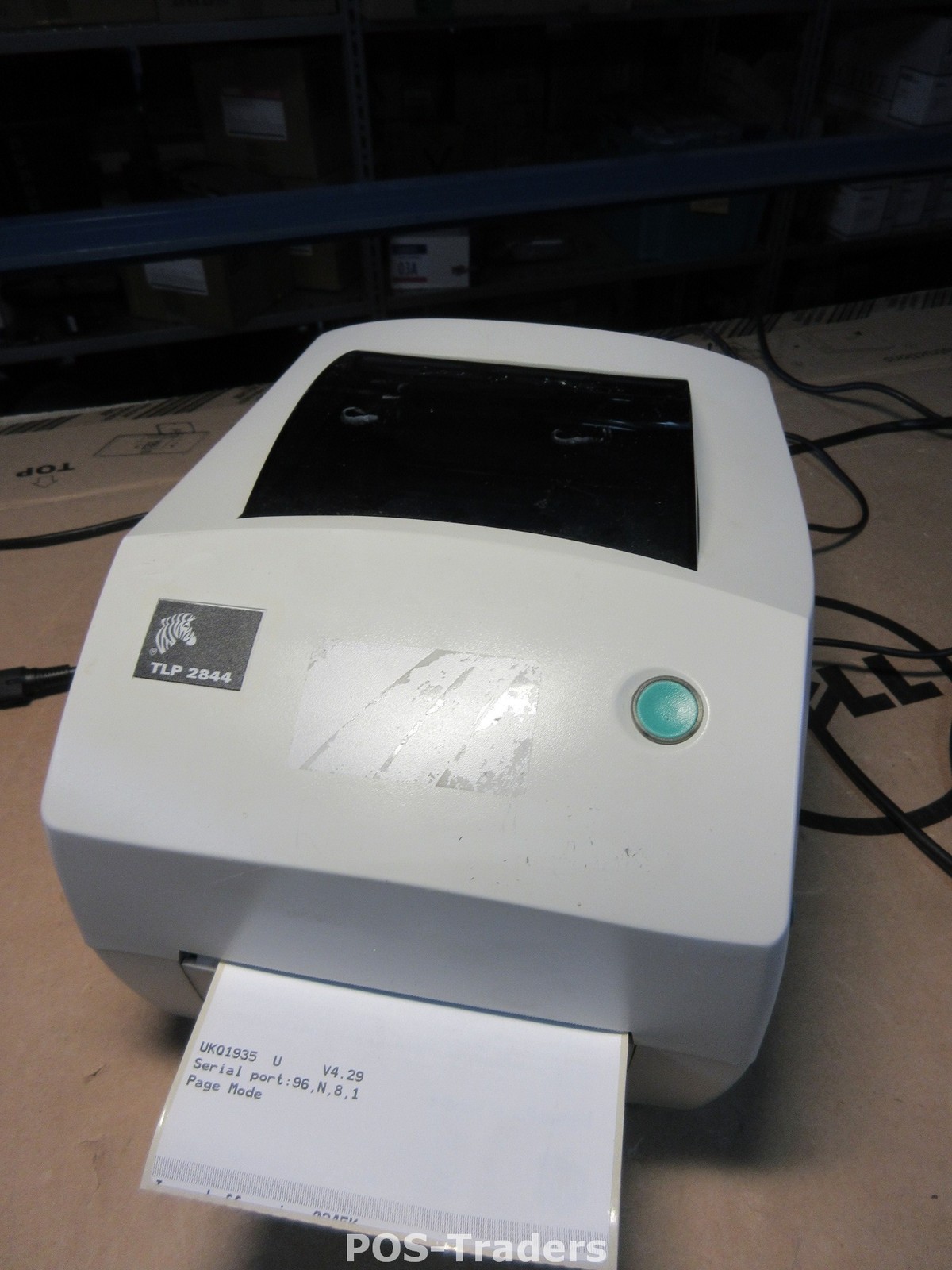 Zebra TLP-2844 Direct Thermal Transfer Label Printer USB PARALLEL SERIAL INCL PS