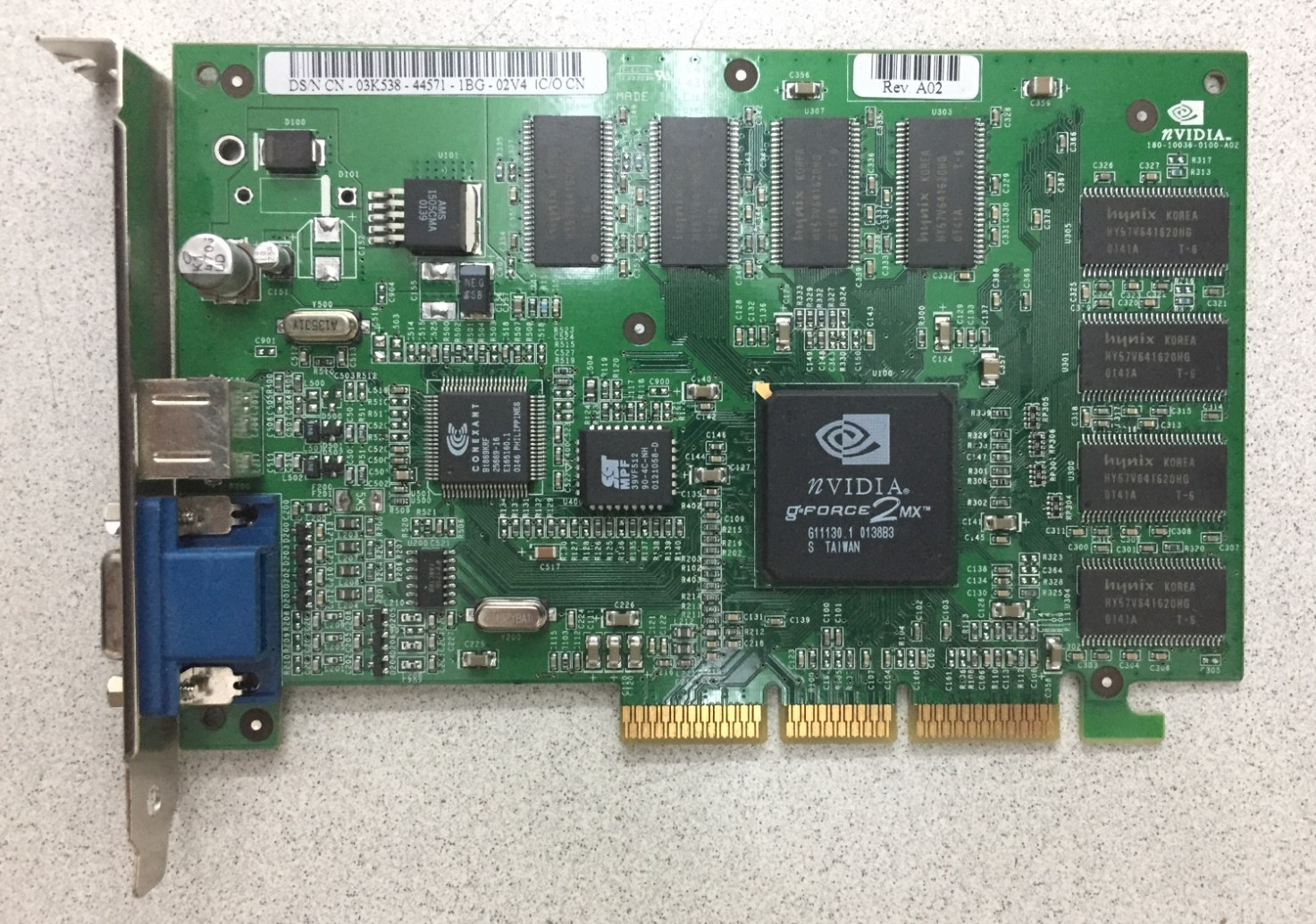 Nvidia 180-10036-0100-A02 64MB AGP 03K595