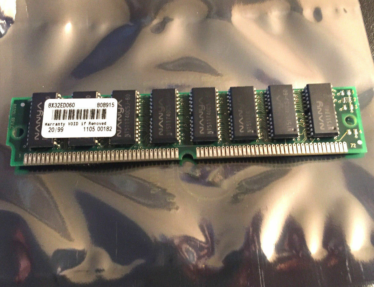 32MB 72-Pin 8Mx32 EDO SIMM 60ns Non-Parity Memory RAM 16-Chip 8x32 Mac PC UNIX