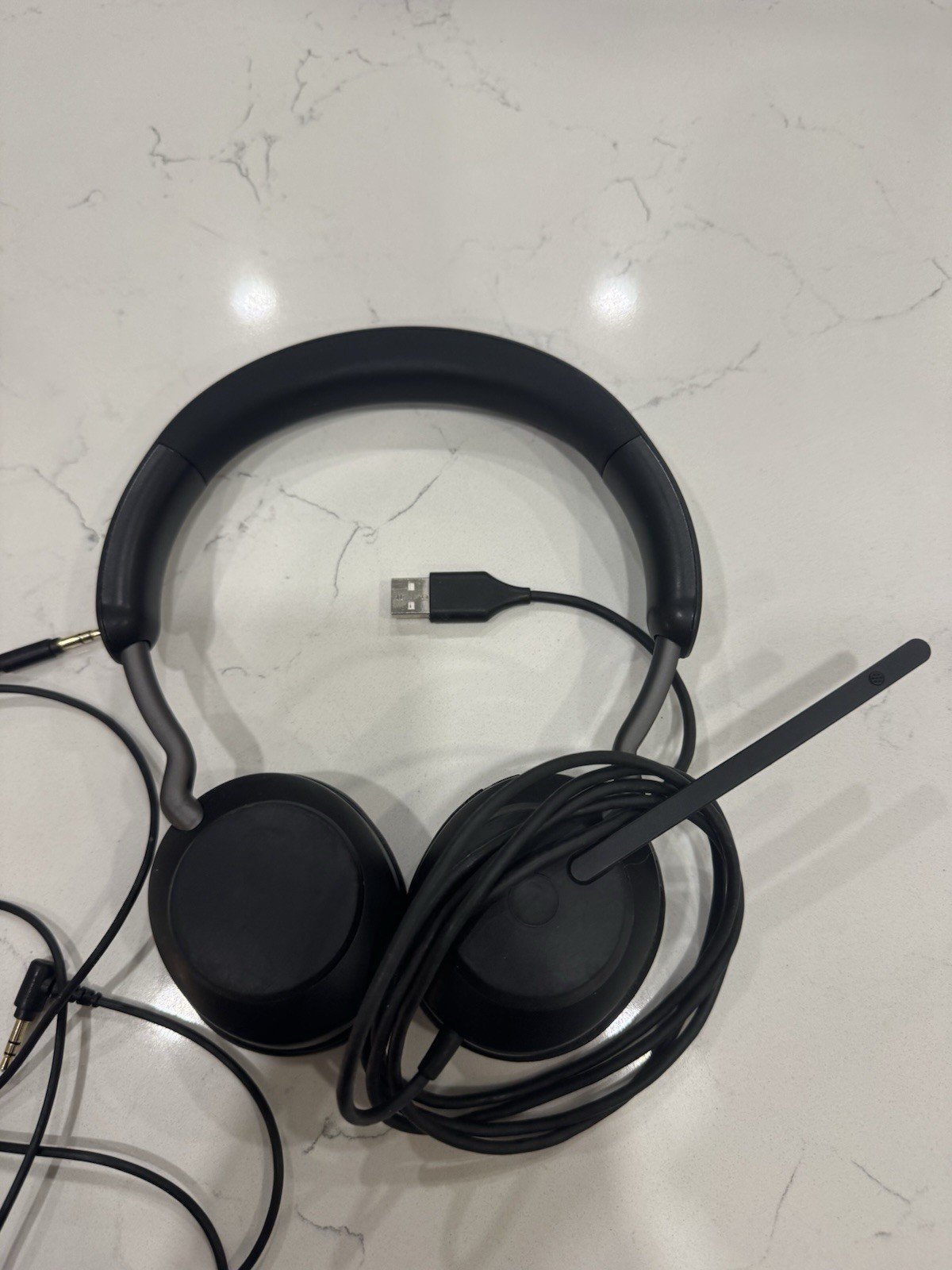 Jabra Evolve2 40 Stereo Headset (MS Teams, USB-A) - Black