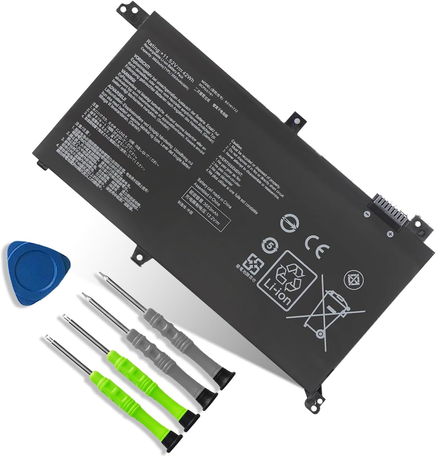 B31N1732 Laptop Battery Replacement for Asus VivoBook S14 S430FA S430FN K430FN